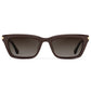 Sienna Cat-Eye Sunglasses Mocha Brown with Brown Gradient Lens