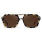 Sydney Polarized Beige Tortoise Brown Lens Sunglasses