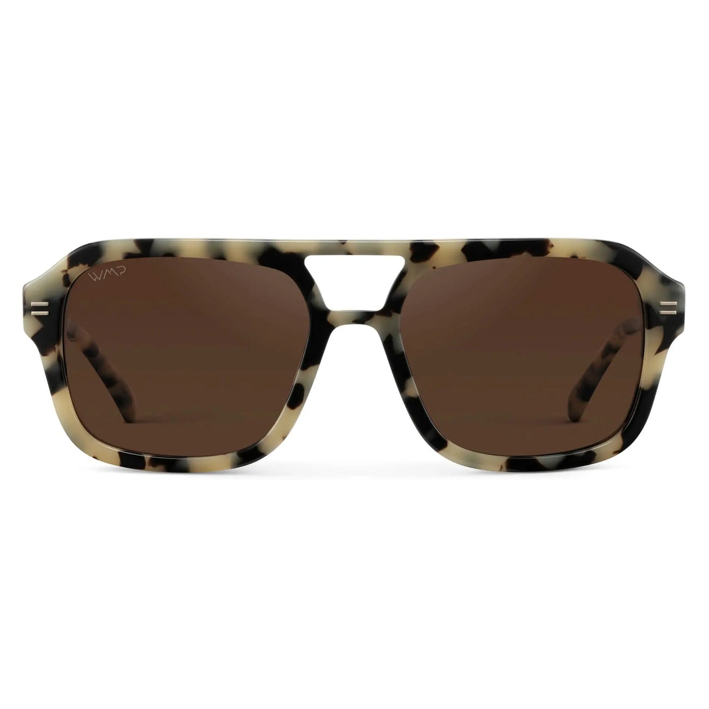 Sydney Polarized Beige Tortoise Brown Lens Sunglasses