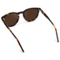 Tate Classic Round Retro Tortoise Polarized Sunglasses