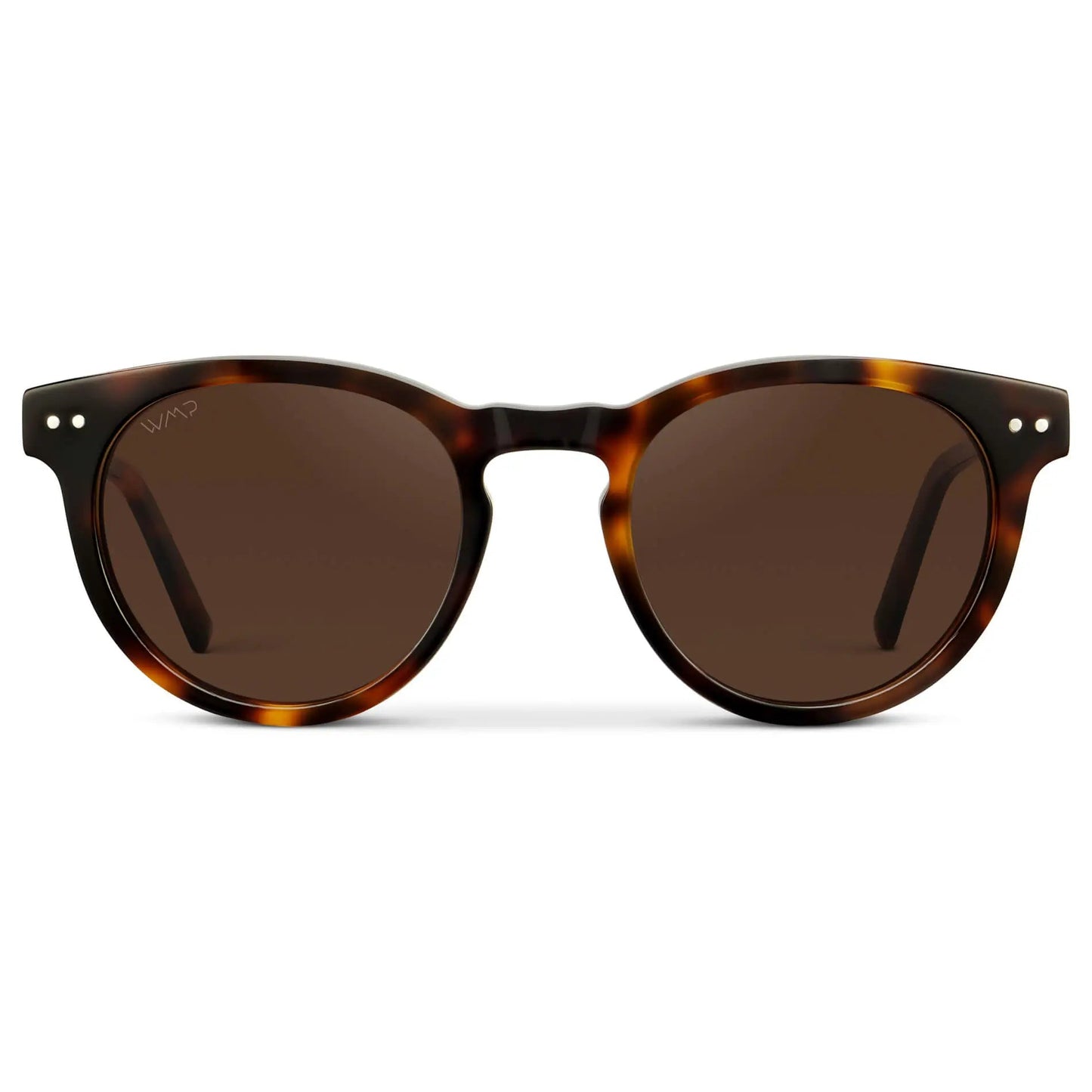 Tate Classic Round Retro Tortoise Polarized Sunglasses