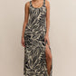 Polanco Palm Midi Dress