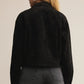 Heritage Faux Suede Jacket in Black