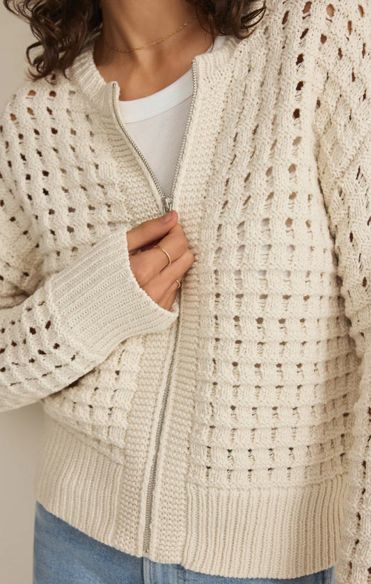 Logan Sweater Jacket Crystal