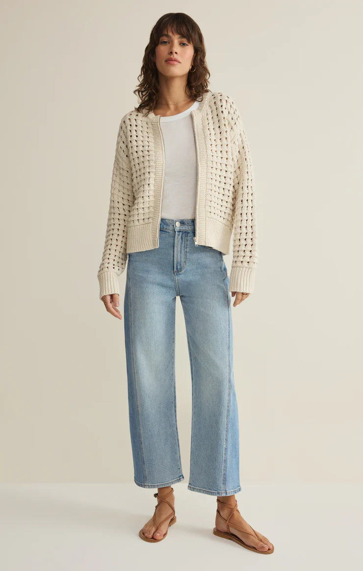 Logan Sweater Jacket Crystal