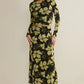 Eda Ren Floral Mesh Maxi Skirt
