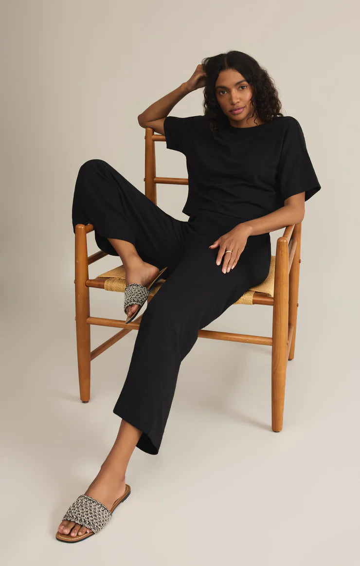 Scout Jersey Pant in Black