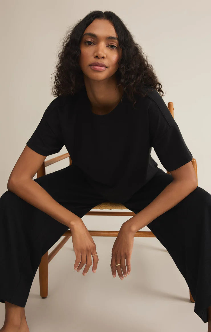 Scout Jersey Pant in Black