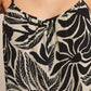 Flared Palm Jumpsuit