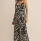 Flared Palm Jumpsuit