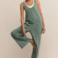 Everyday Jersey Jumpsuit in Hunter Green