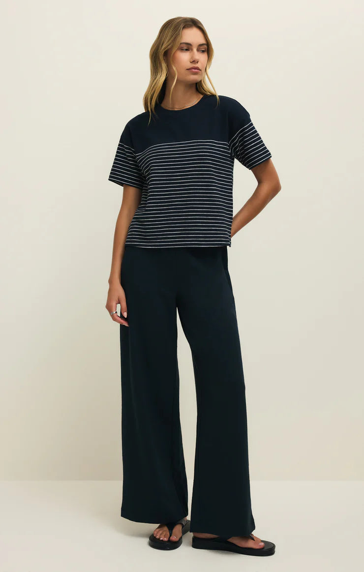 Andre Wide Leg Pant in Eclipse