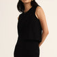 Sloane Jersey Muscle Tank in Black