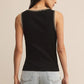 Social Whipstitch Tank in Black