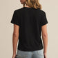 Tourist Knit Jersey Tee in Black