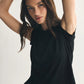 Tourist Knit Jersey Tee in Black