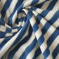 Tourist Airy Striped Tee in Calypso Blue Indigo