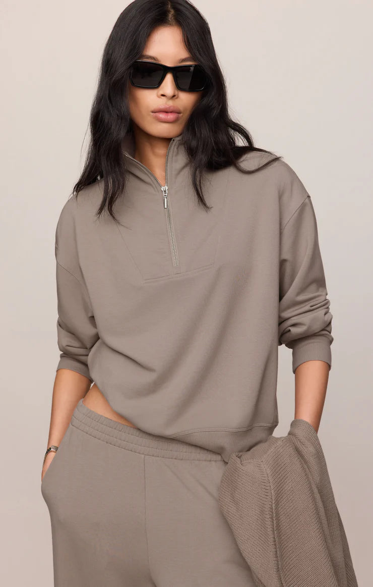 Gate Check Modal Sweatshirt Wild Mushroom