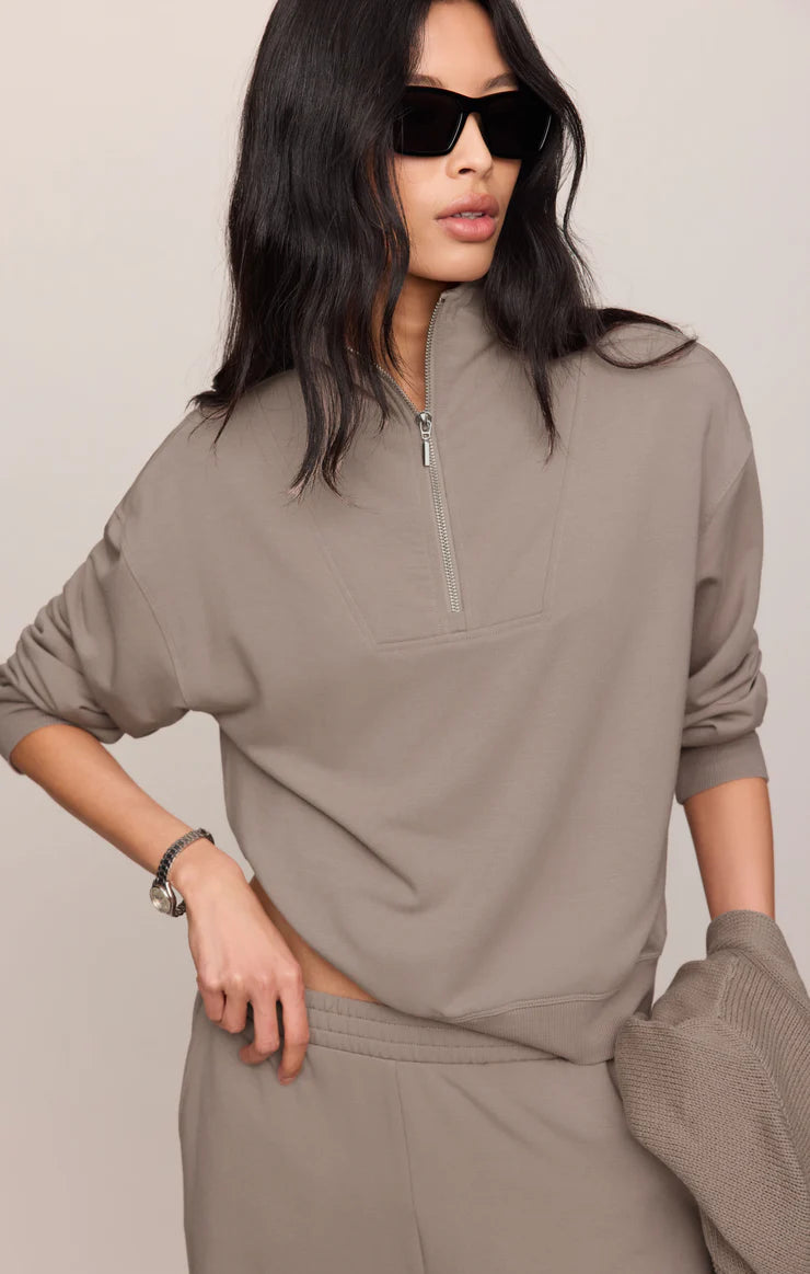 Gate Check Modal Sweatshirt Wild Mushroom
