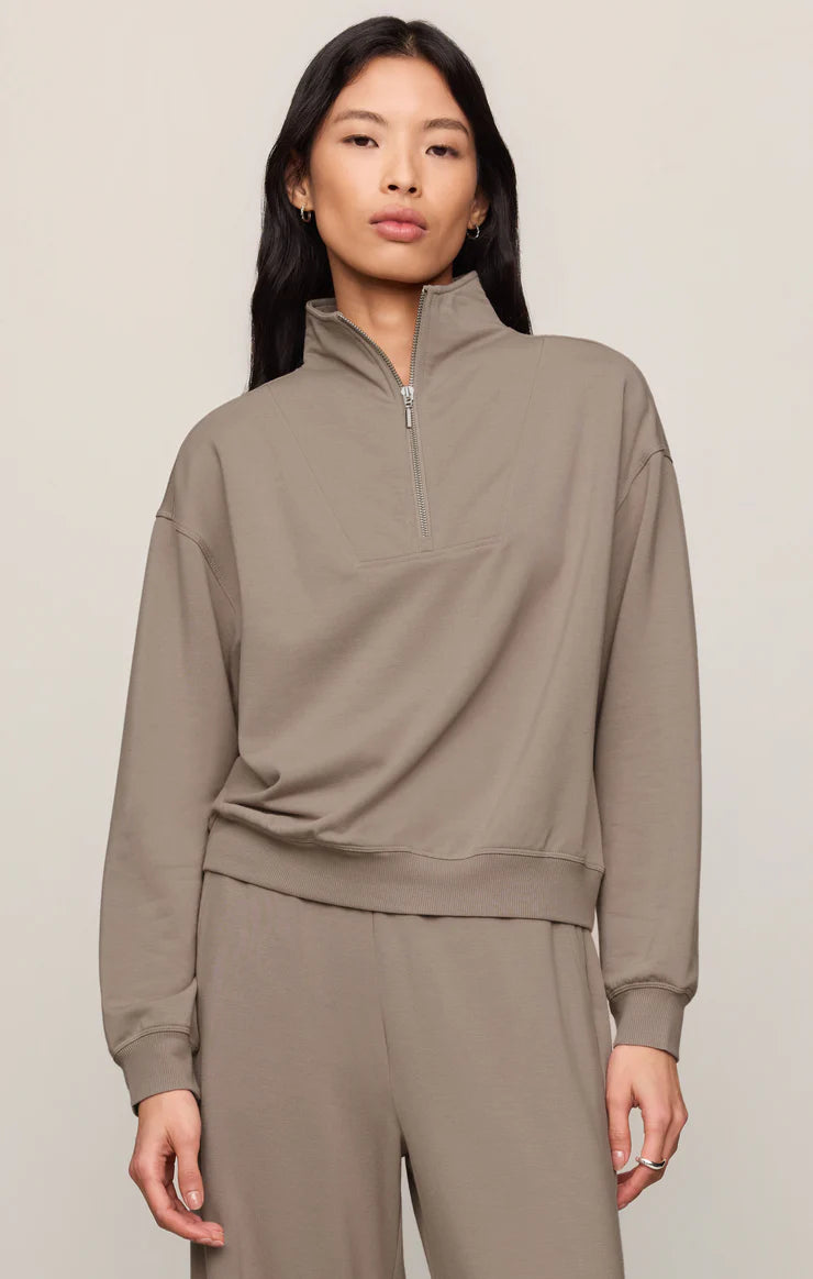 Gate Check Modal Sweatshirt Wild Mushroom