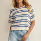 Prado Striped Sweater in Lake Blue