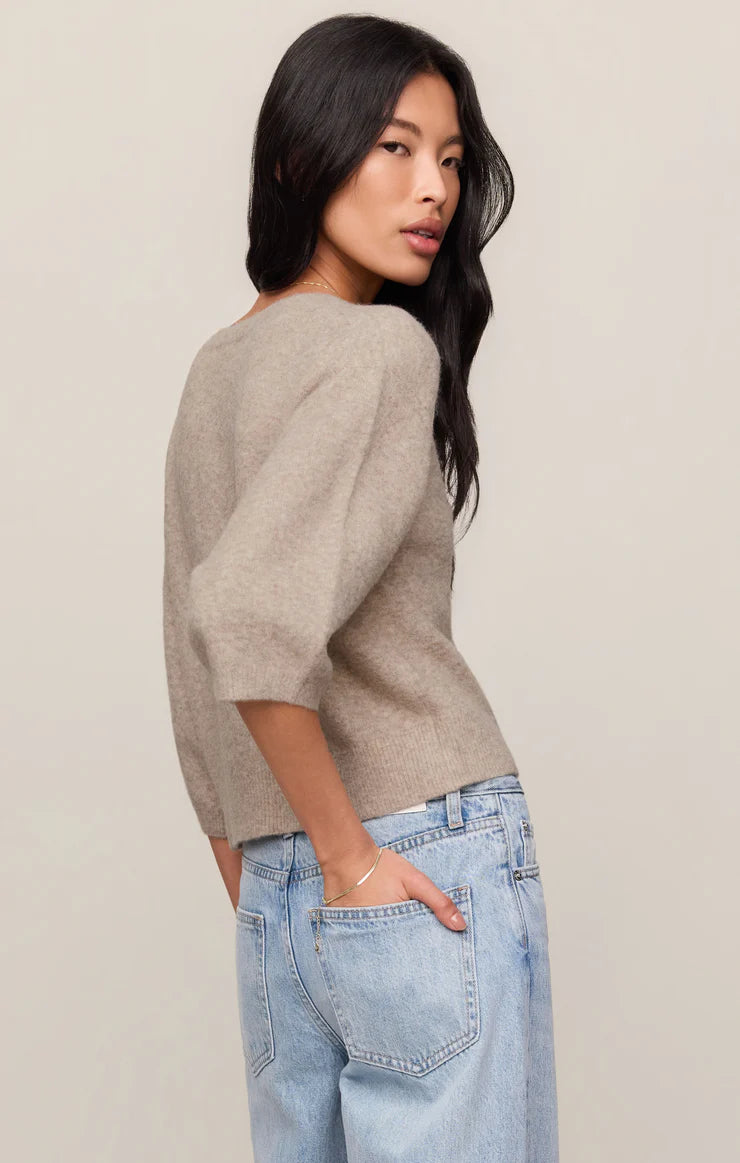 Valor Cardigan Natural Heather