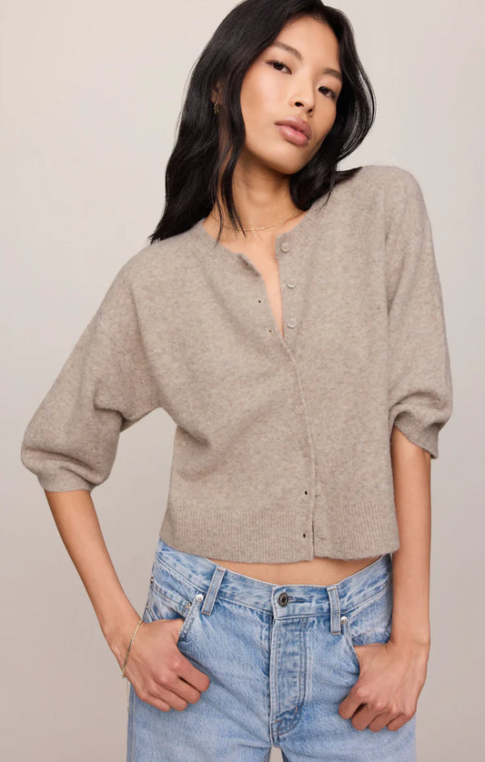Valor Cardigan Natural Heather
