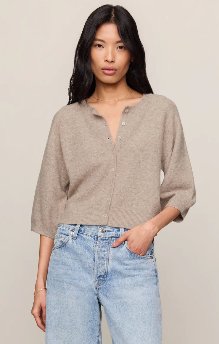 Valor Cardigan Natural Heather