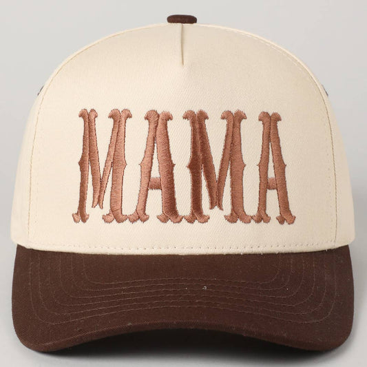 MAMA Trucker Hat in Brown