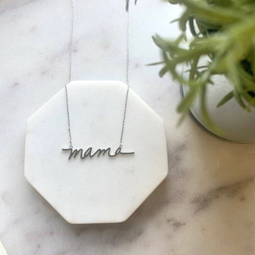 Mama Necklace in Gold