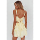 Claudia Sunshine Romper in Soft Yellow