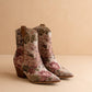 The Karina Mauve Tapestry Fall Bootie