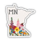 Minnesota Painterly Pattern Sticker
