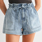 Daisy Pull On Patch Pocket Shorts