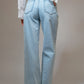 Laney Western Diamond Studded Straight Leg Jeans