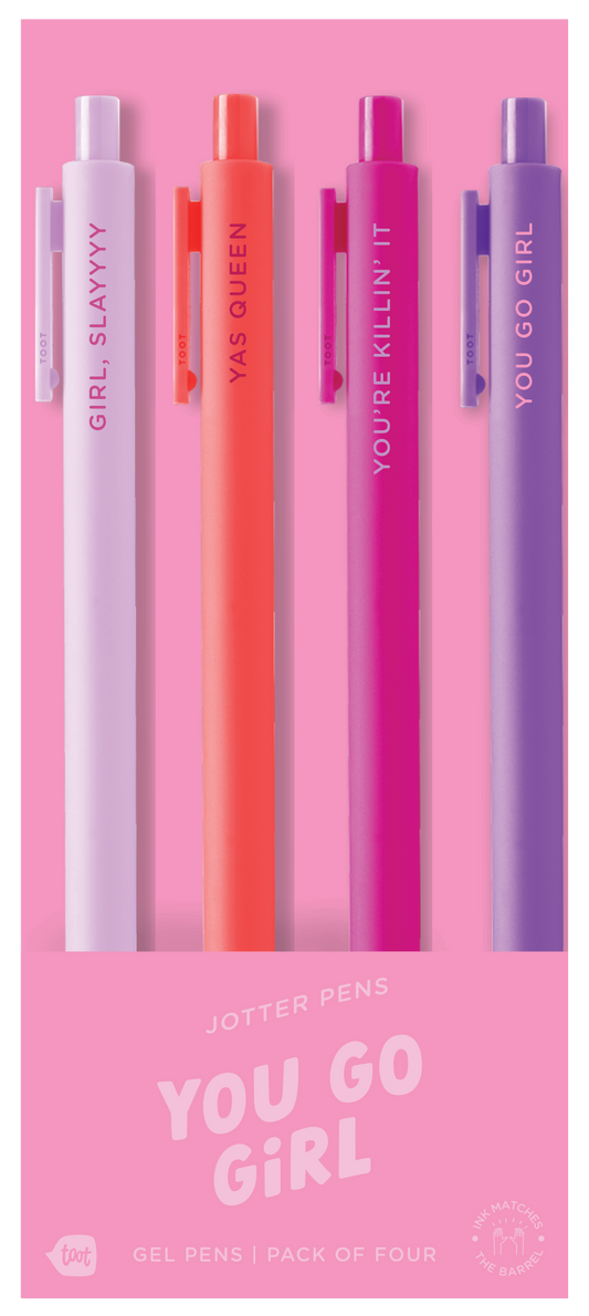 You Go Girl Jotter Sets 4 Pack