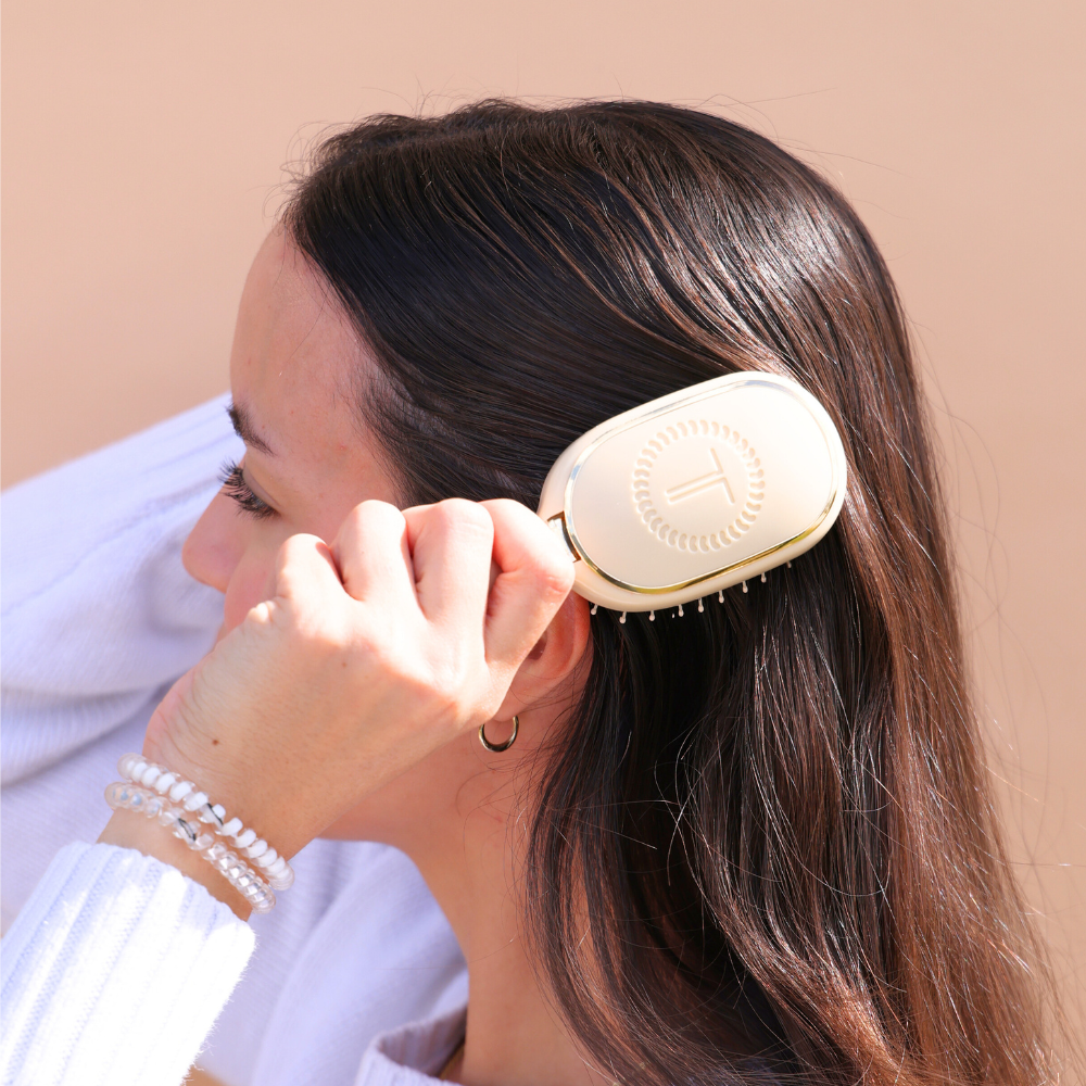 Tan Mini Boar Brush