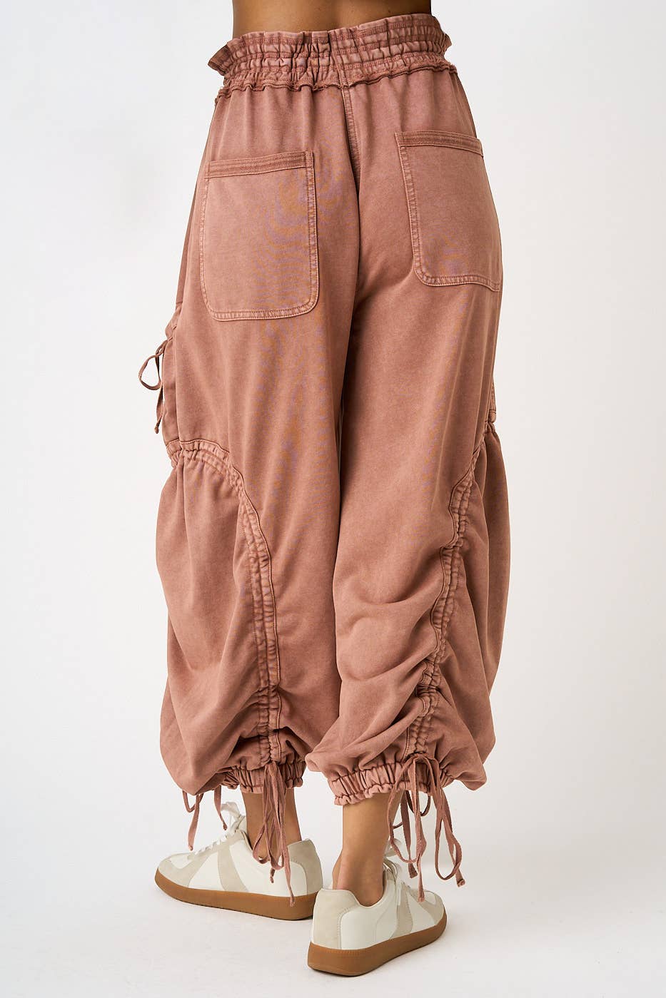Klara Washed French Terry Drop Balloon Mauve