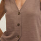 Noelle Textured Tank Top in Milk Shake
