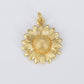 Dainty Sunflower Charm in Gold