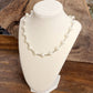 Floating Pearls Elegant Short Necklace in Silver
