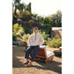 Morgan Gingham Sherpa Half Zip Pull Over