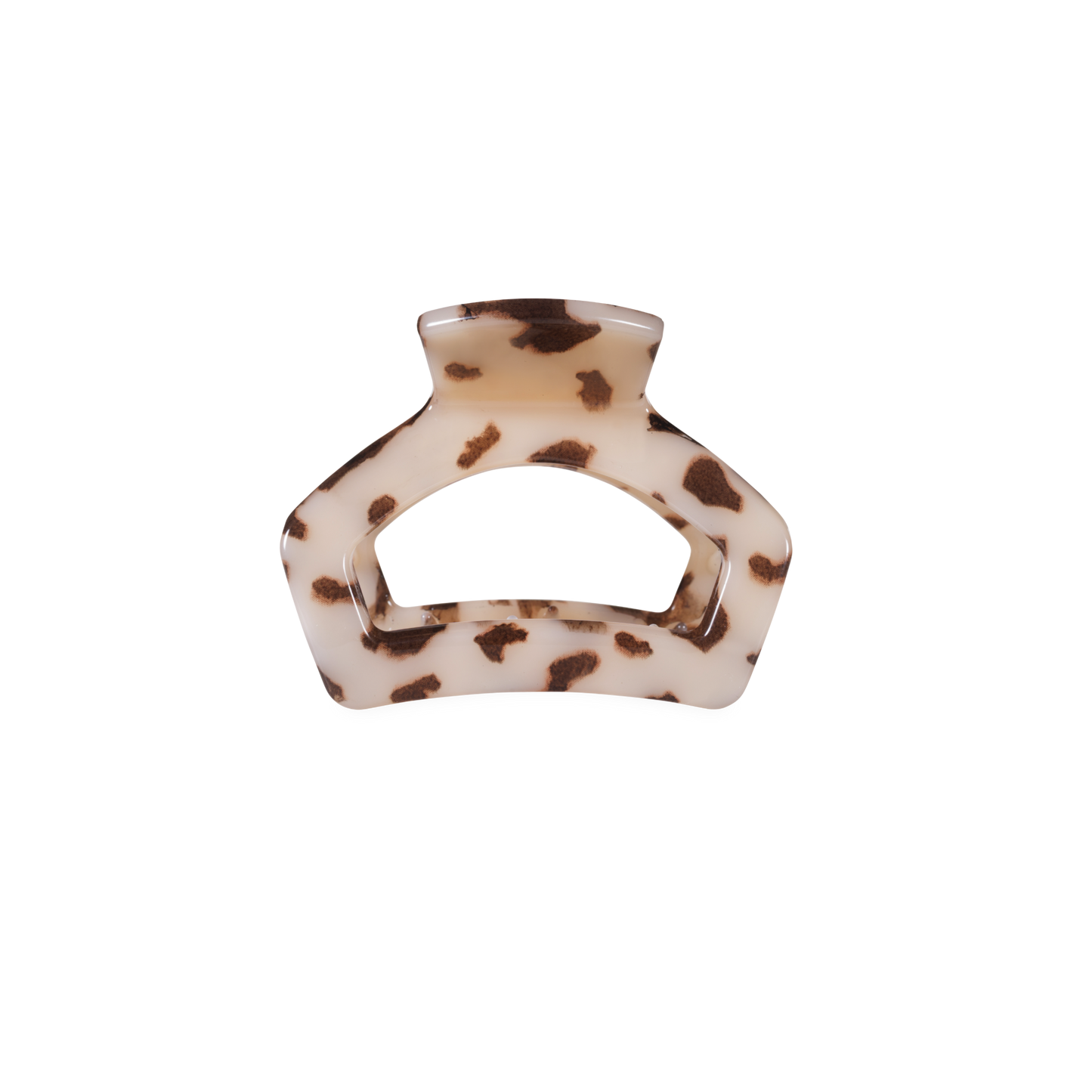 Open Blonde Tortoise Petite Hair Clip
