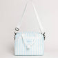Blue Striped Lunch Box