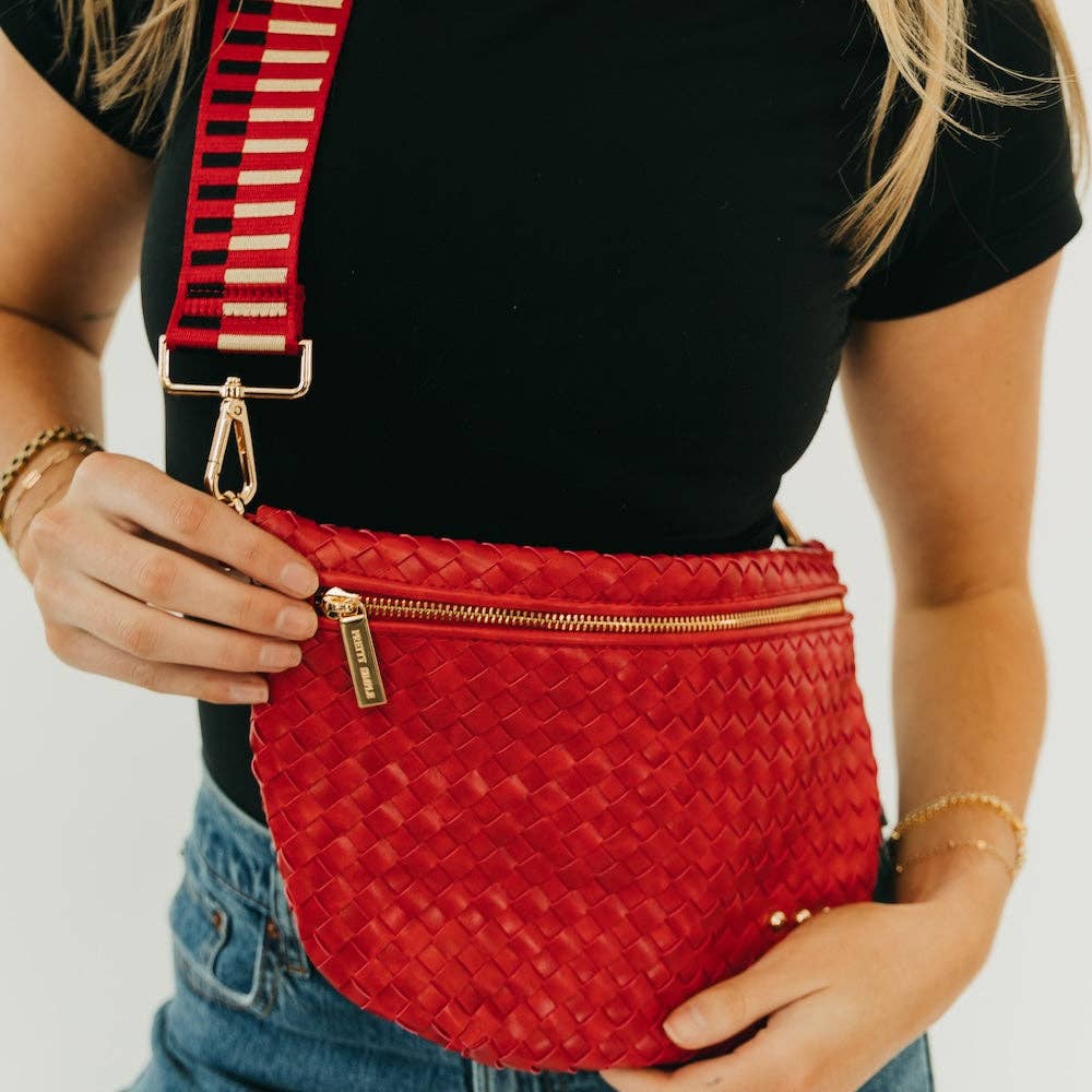 Westlyn Woven Bum Bag in Taupe