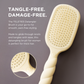 Detangler Hair Brush for Thick Hair in Tan