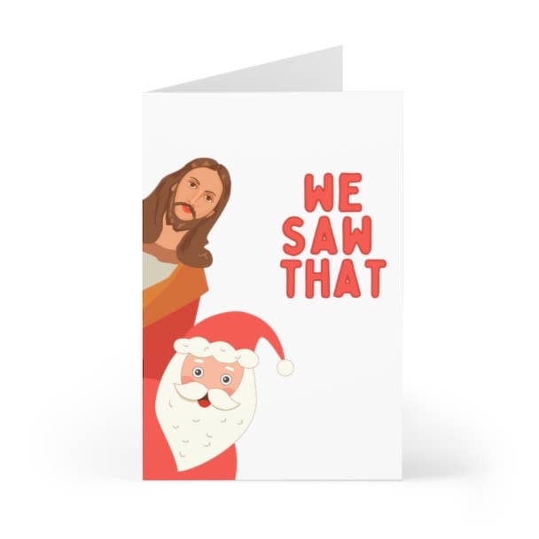 We Saw That Funny Christmas Card