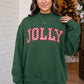 Jolly Christmas Mock Neck in Green
