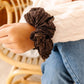 Espresso Jumbo Scrunchie