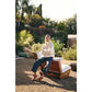 Morgan Gingham Sherpa Half Zip Pull Over